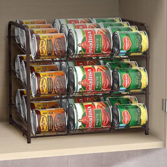 NEX™ 3-Tier Stackable Soda Can Rack Organizer, 2 Pack